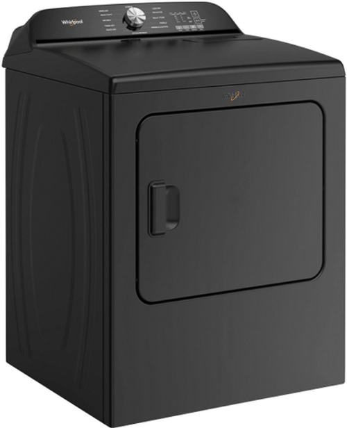 Whirlpool - 7.0 Cu. Ft. Electric Dryer with Moisture Sensor - Volcano Black