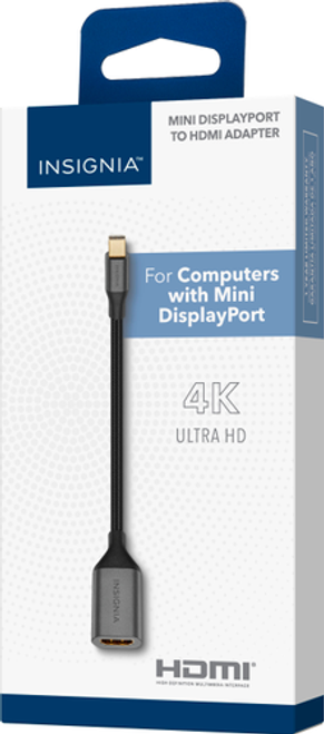 Insignia™ - Mini DisplayPort to HDMI Adapter - Black