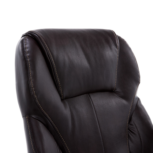 Serta - Mitchell Manager Office Chair - Chestnut Brown