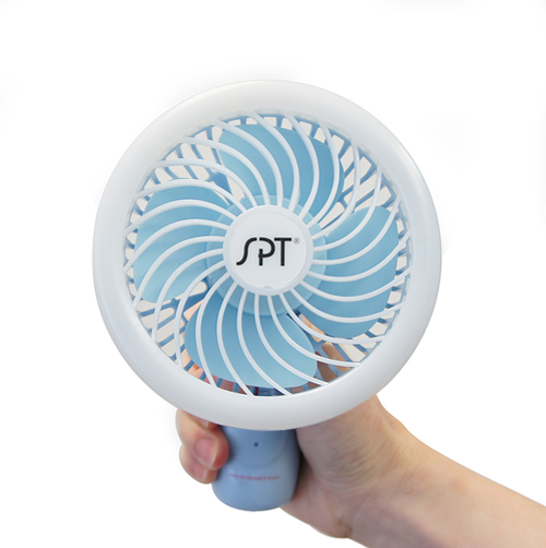 Sunpentown - Personal Hand-Held Fan - Blue - Blue