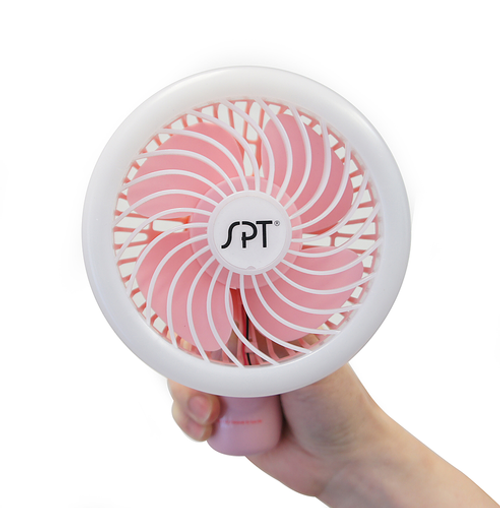 Sunpentown - Personal Hand-Held Fan - Pink - Pink