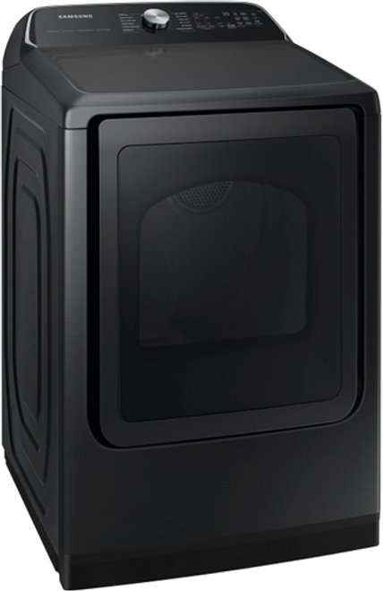 Samsung - 7.4 cu. ft. Smart Gas Dryer with Steam Sanitize+ - Black