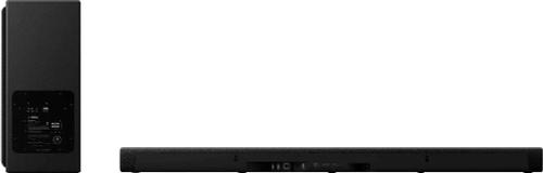 Yamaha - 4.1.2ch Sound Bar with Dolby Atmos, Wireless Subwoofer and Alexa Built-in - Black - Black