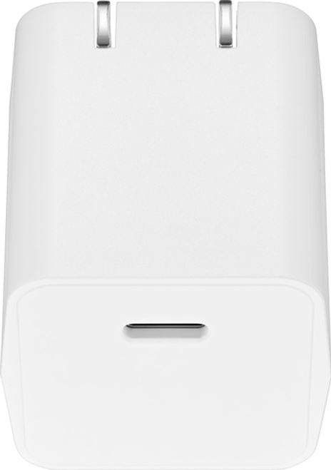 Insignia™ - 30W USB-C Foldable Compact Wall Charger for MacBook Air, iPad, Smartphone, Tablet and More - White