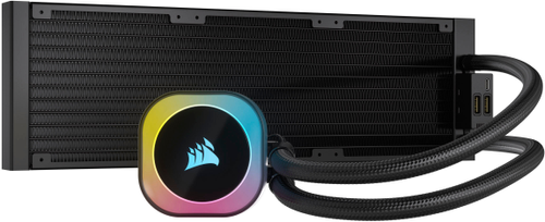 CORSAIR iCUE LINK H150i RGB Liquid CPU Cooler with QX120 - Black