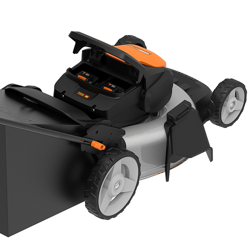 Worx Nitro WG751.3 40V Power Share PRO 4.0Ah 20" Cordless Push Lawn Mower (2) Batteries and Charger Included - Black