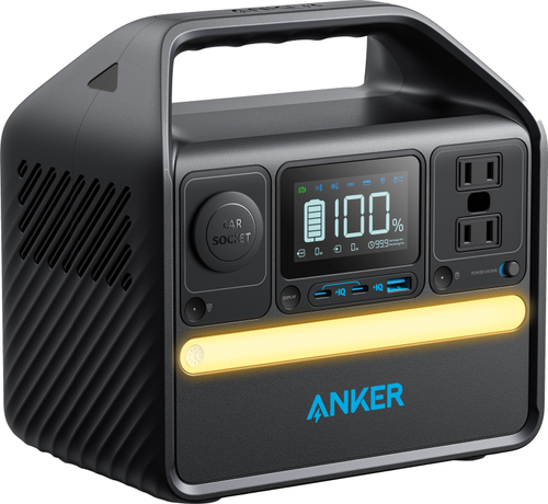 Anker - 522 Portable Power Station - Black