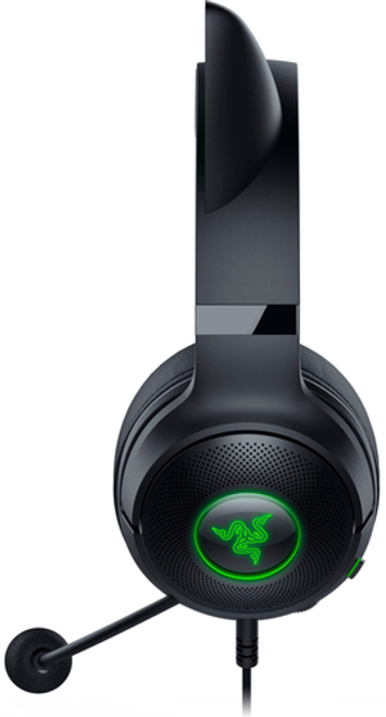 Razer Kraken Kitty V2 Wired Gaming Headset with Chroma RGB Lighting - Black