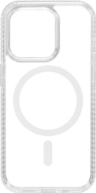 Insignia™ - Hard-Shell Case with MagSafe for iPhone 15 Pro - Clear