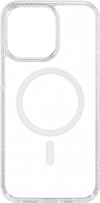 Insignia™ - Hard-Shell Case with MagSafe for iPhone 15 Plus - Clear