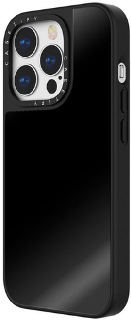 Casetify - Mirror Case MagSafe Compatible for Apple iPhone 15 Pro - Black with Black Bumper