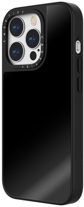 Casetify - Mirror Case MagSafe Compatible for Apple iPhone 15 Pro Max - Black with Black Bumper