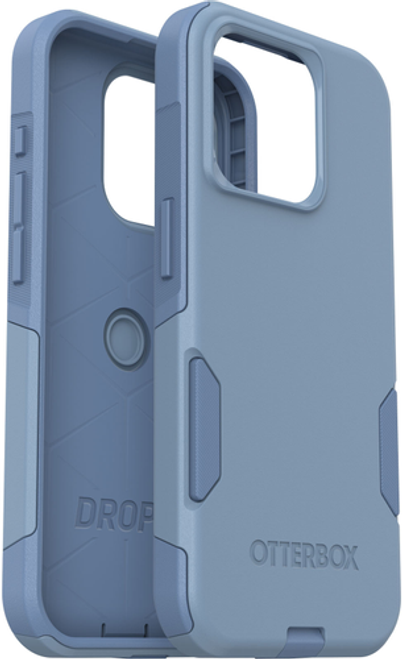 OtterBox - Commuter Series for MagSafe Hard Shell for Apple iPhone 15 Pro - Crisp Denim