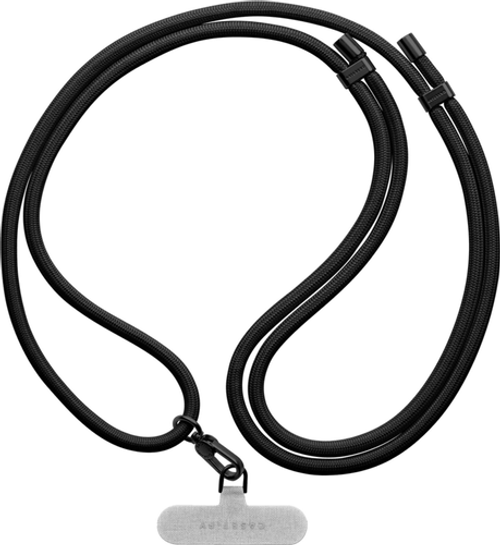 Casetify - Rope Cross-body Phone Strap Compatible with Most Cell Phone Devices - Black