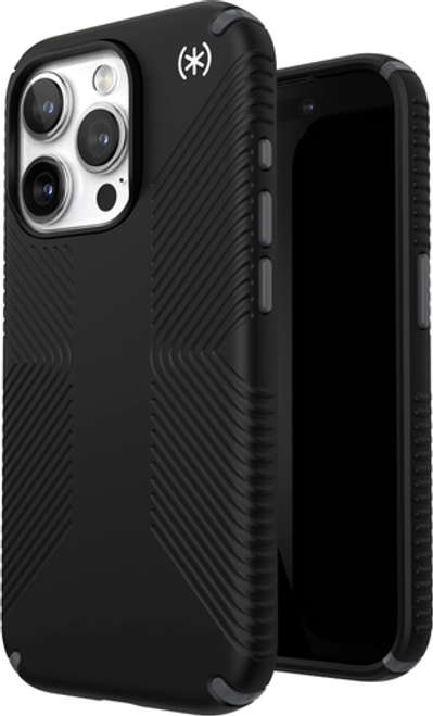 Speck - Presidio2 Grip Case with MagSafe for Apple iPhone 15 Pro - Black