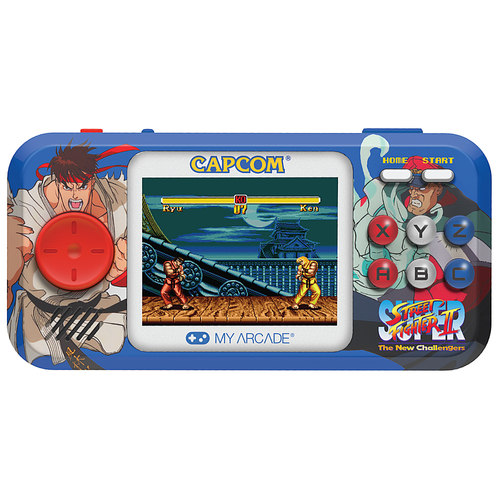 dreamGEAR - Super Street Fighter II Portable Gaming System (2 games in 1) - Yellow