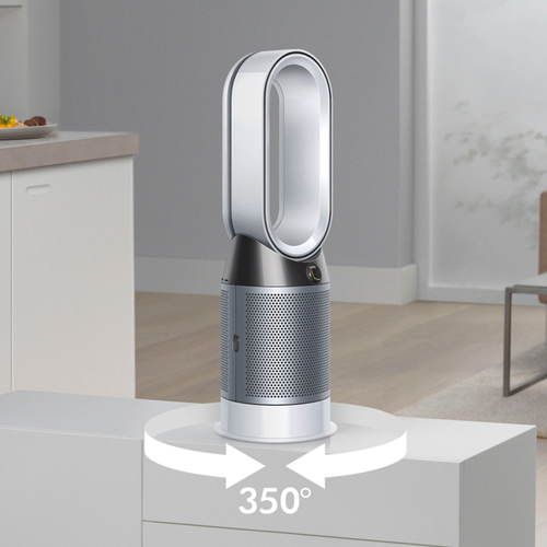 Dyson - Refurbished HP04 Pure Hot + Cool Smart Tower Air Purifier, Heater and Fan - White/Silver