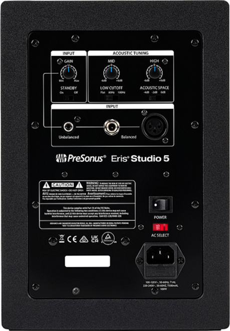 PreSonus Studio Monitors ERIS STUDIO 5 - Black