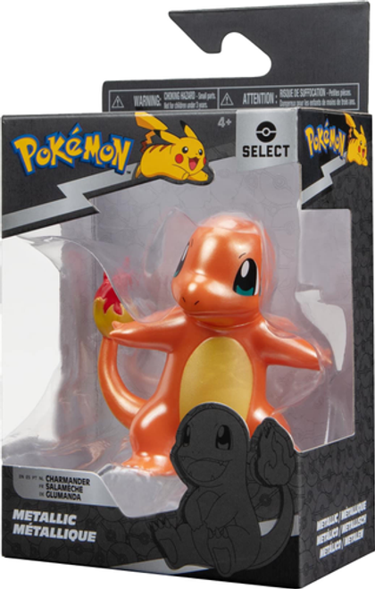 Jazwares - Pokemon Select - 3" Metallic Figure - Charmander