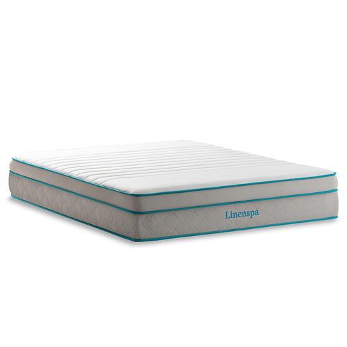 Linenspa Essentials - 12-inch Hybrid Mattress - Full - White