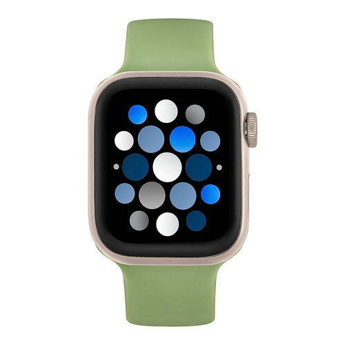 Insignia™ - Silicone Band for Apple Watch 38mm, 40mm and 41mm (All Series) - Cool Matcha