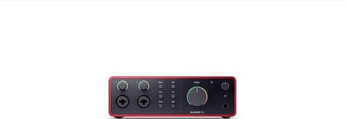 Focusrite - Scarlett 4i4 4th Generation - Red