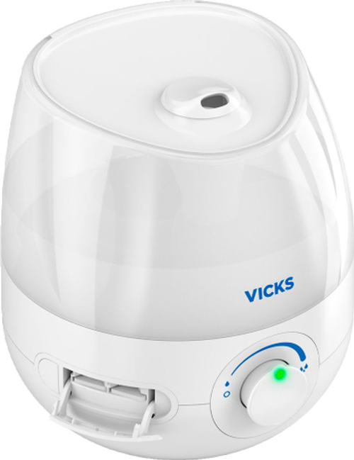 Honeywell - Vicks Mini Filter Free Cool Mist Humidifier - White