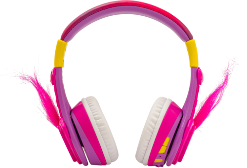 eKids - DreamWorks Trolls Wireless Over-the-Ear Headphones - Pink