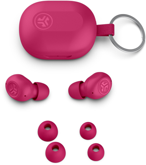 JLab - JBuds Mini True Wireless Earbuds- Pink - Pink