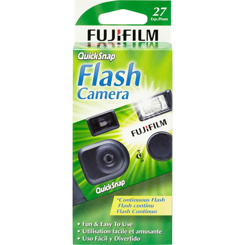 Fujifilm - QuickSnap Disposable Film Camera - Green