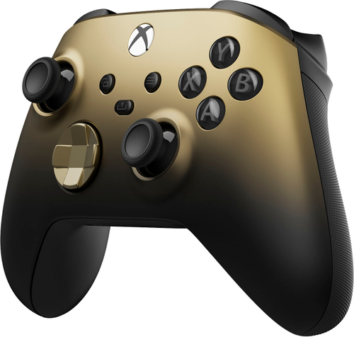 Microsoft - Xbox Wireless Controller for Xbox Series X, Xbox Series S, Xbox One, Windows Devices - Gold Shadow Special Edition