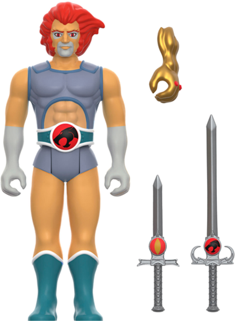 Super7 - ReAction 3.75 in Plastic ThunderCats Action Figure - Hook Mountain Lion-O (Color Changing) - Multicolor