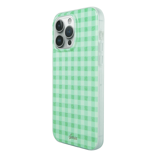 Sonix Magsafe case for Apple iPhone 15 Pro Max - Minty Gingham - Minty Gingham