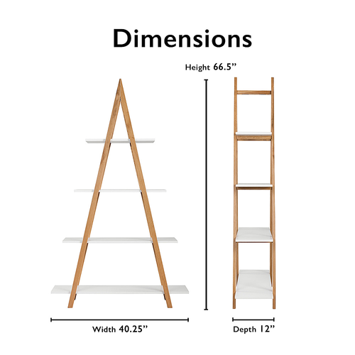 Universal Expert - Abacus Ladder Bookshelf - Oak