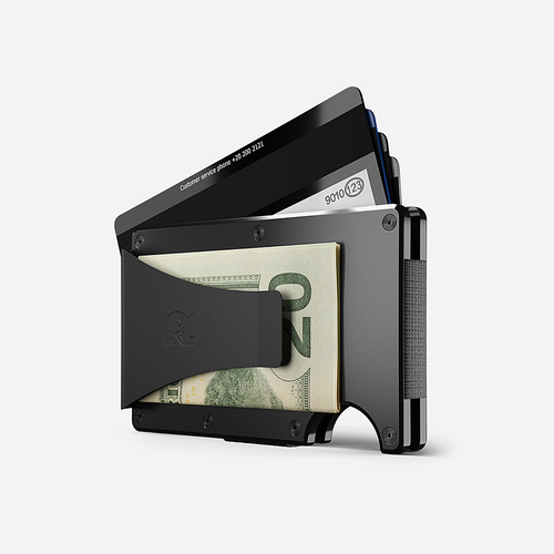 The Ridge Wallet - Aluminum: Money Clip - Royal