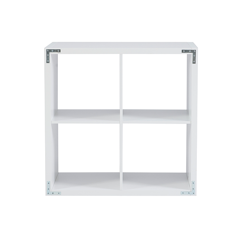 Linon Home Décor - Chabis 4-Cubby Storage Cabinet - White