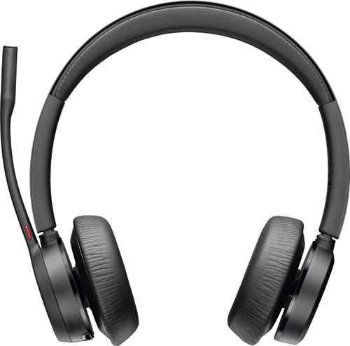 HP - Poly Voyager 4320 Wireless Noise Cancelling Stereo Headset with mic - Black