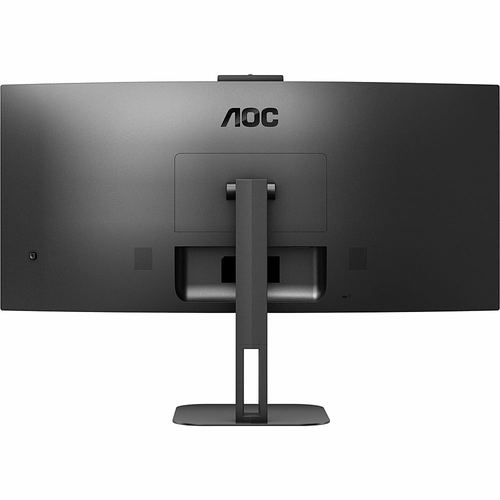 AOC - CU34V5CW Widescreen LED Monitor 34 LED Curved Monitor with HDR (USB, HDMI) - Black