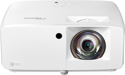 Optoma - UHZ35ST Compact Short Throw Laser Home Theater and Gaming Projector, 4K UHD Laser, High Bright 3,500 Lumens - White