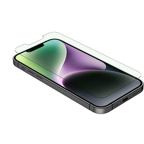 Belkin - ScreenForce™iPhone 14/13/13 Pro UltraGlass Blue Light Screen Protector - Clear