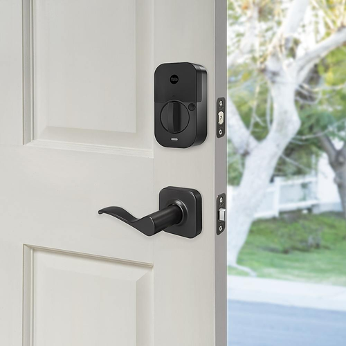 Yale - Assure 2 Norwood Lever Smart Lock Wi-Fi Replacement Deadbolt with Keypad and App Access - Black Suede