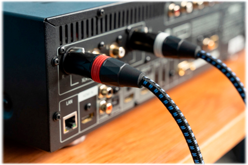 SVS - SoundPath 3.28' Balanced XLR Audio Cable (2-Pack) - Blue/Black