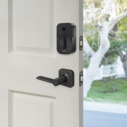 Yale - Assure 2 Valdosta Lever Smart Lock Wi-Fi Replacement Deadbolt with Keypad and App Access - Black Suede