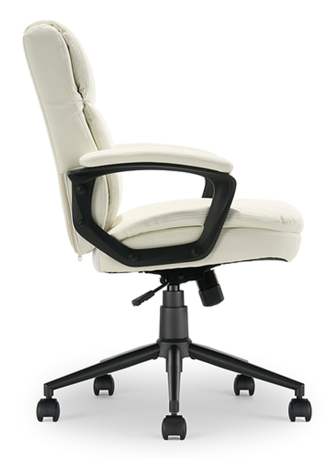 Click365 - Transform 2.0 Extra Comfort Ergonomic Mid-Back Desk Chair - White