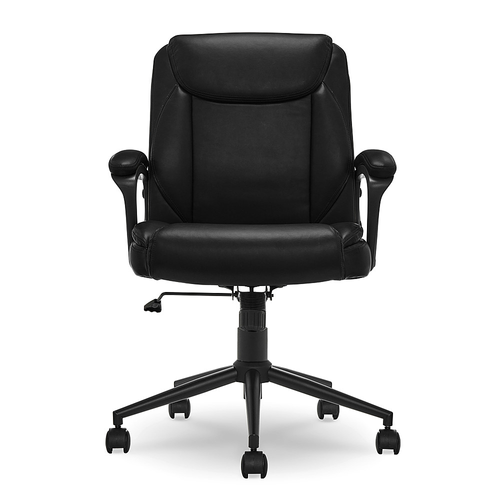 Click365 - Transform 1.0 Bonded Leather Desk Office Chair - Black