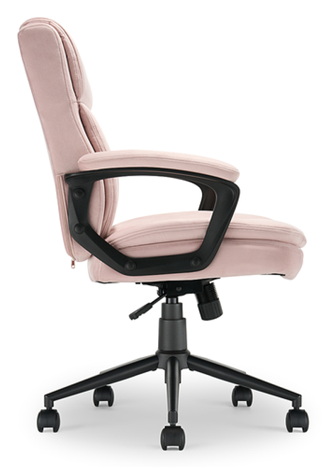 Click365 - Transform 2.0 Extra Comfort Ergonomic Mid-Back Desk Chair - Light Pink