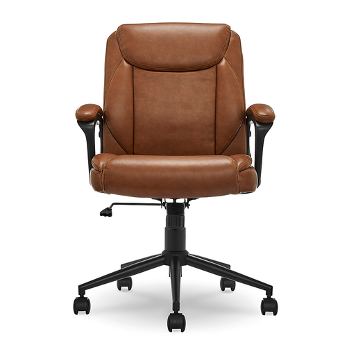 Click365 - Transform 1.0 Bonded Leather Desk Office Chair - Cognac