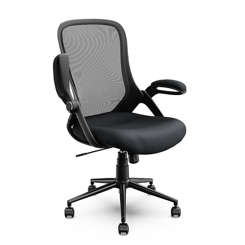 Click365 - Flip Mid-Back Mesh Office Chair - Black