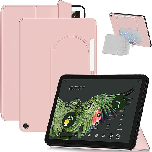 SaharaCase - AirShield Tri-Fold Folio Case for Google Pixel Tablet - Pink