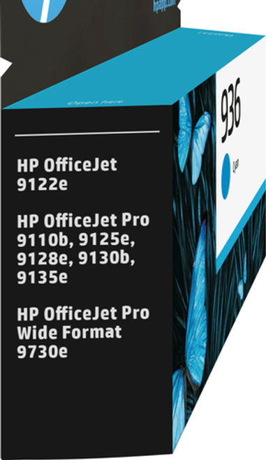 HP - 936 Standard Capacity Ink Cartridge - Cyan